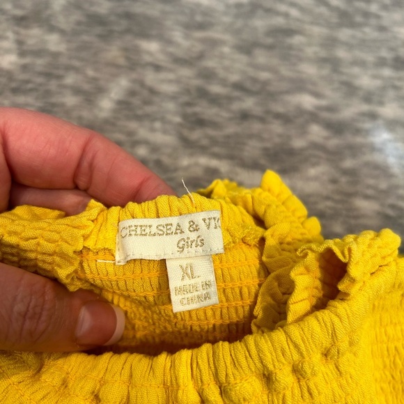 NWOT Chelsea and Vic Girls Size CL Crinkle Tank - Picture 2 of 11